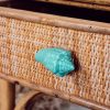 shelly kék kagyló formájú bútorgomb